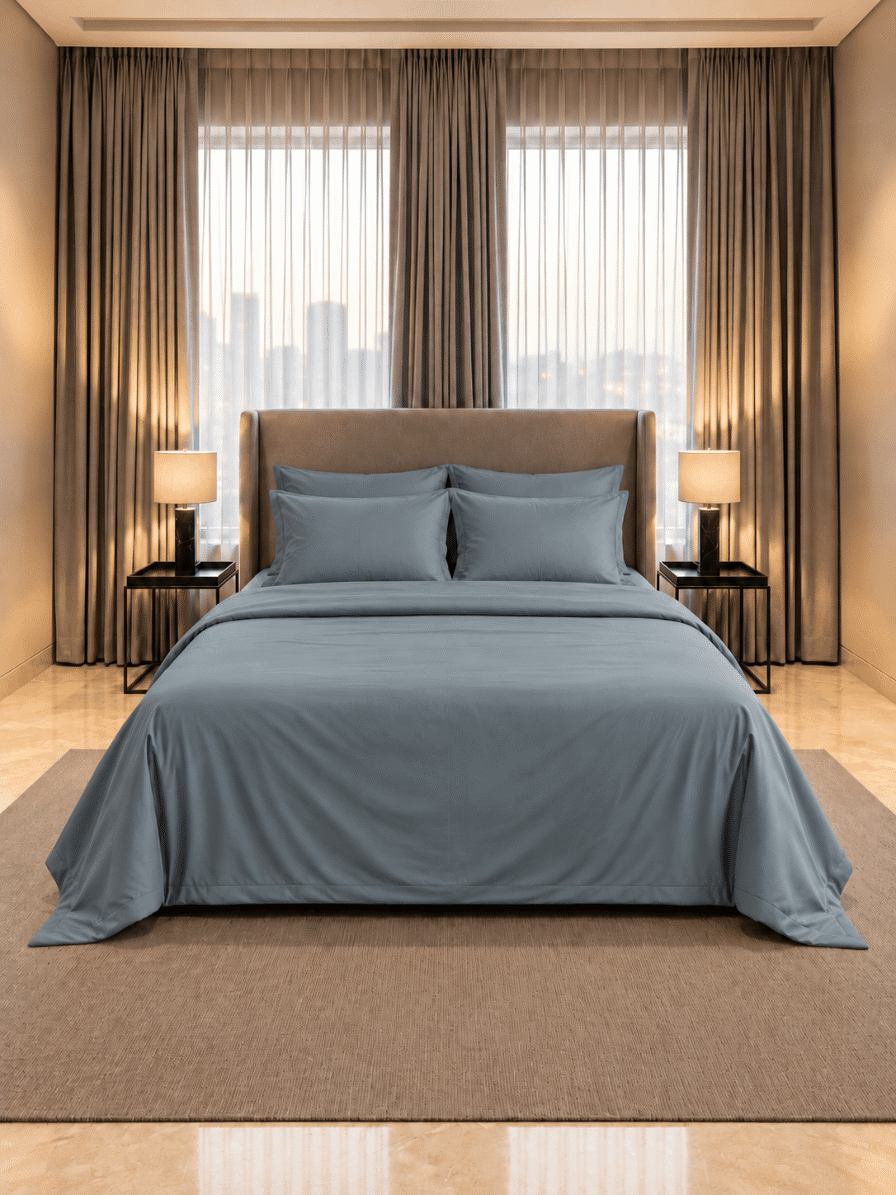 Eucalyptus Lyocell Cotton Duvet Bedsheet with Pillow Covers | Jagdish Store