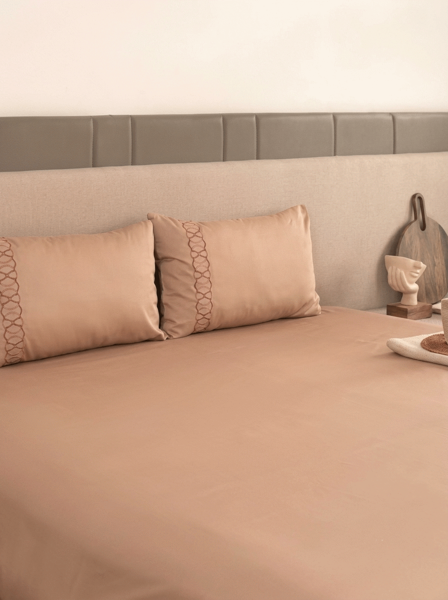 Syona Kasa 1000TC cotton King Size Bedsheet