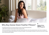 Ruby 100% Goose Down Feather Pillow