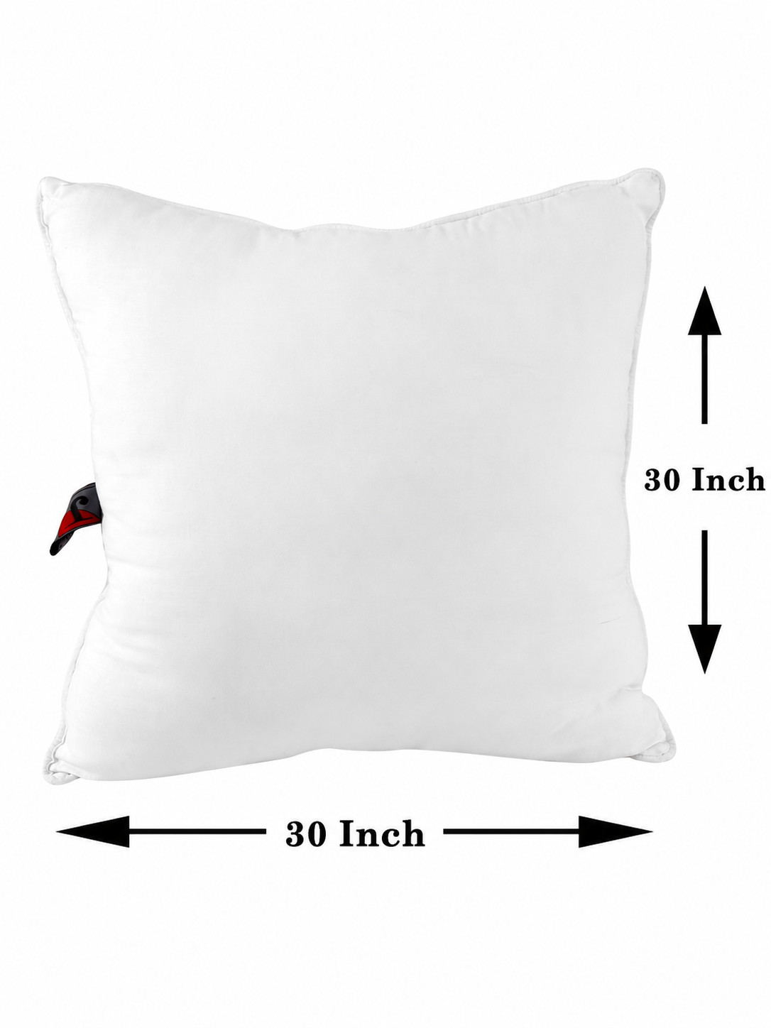 White Square Polyfill Cushion Filler – 30 × 30 Inches