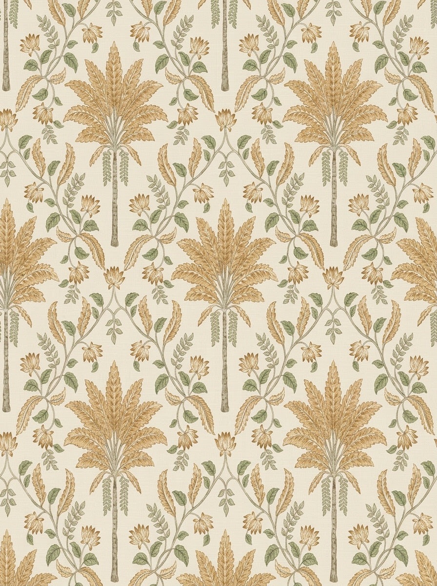 Palmora Wallpaper Orange