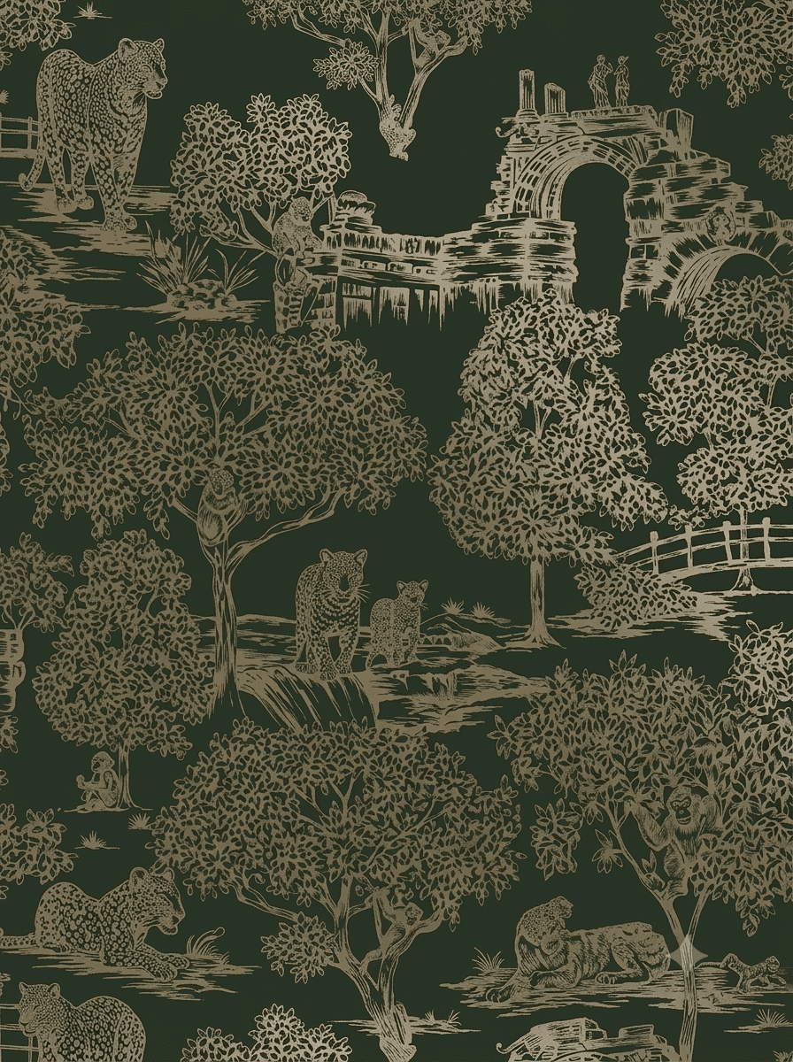 Chitrang Wallpaper Green