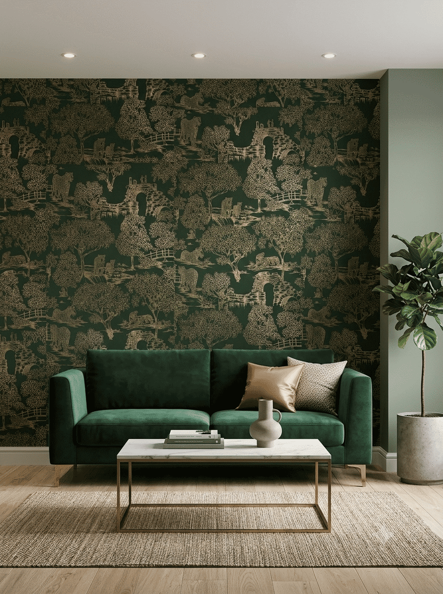 Chitrang Wallpaper Green