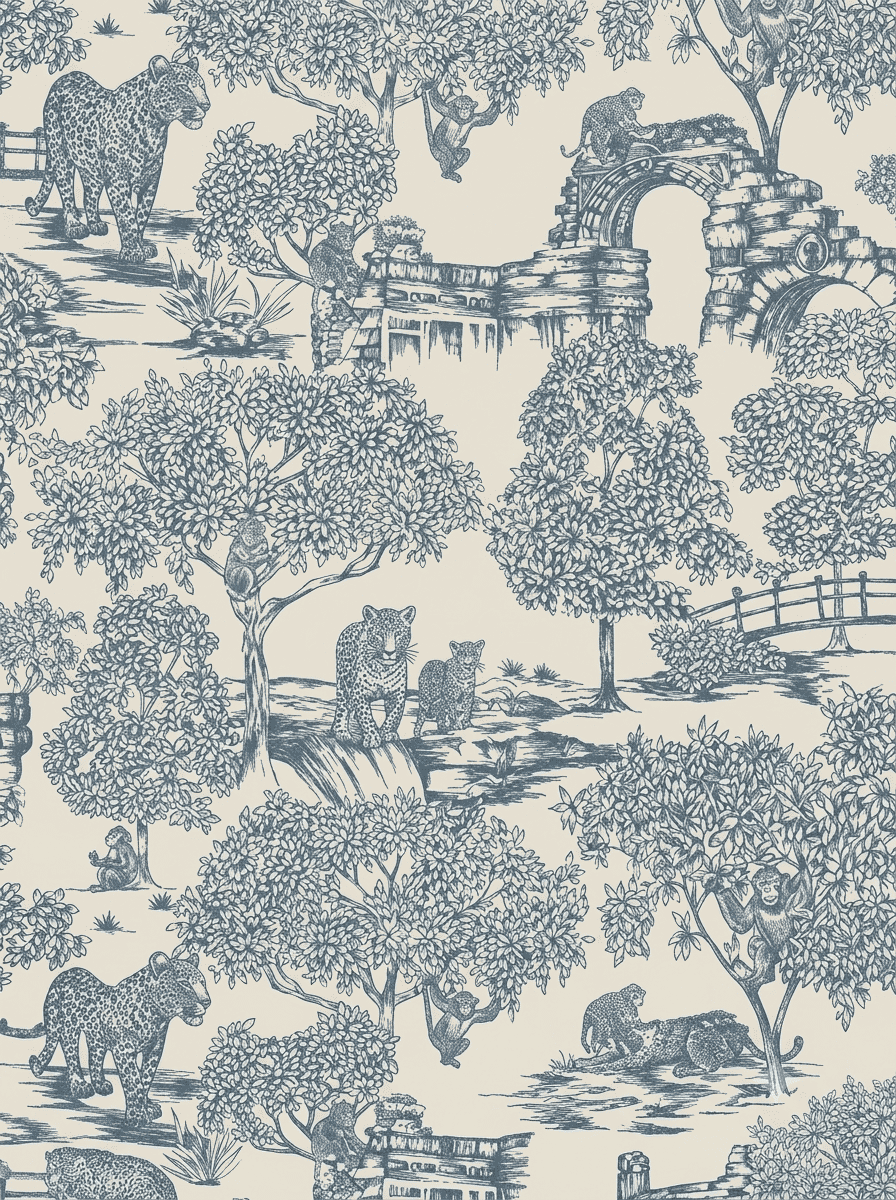 Chitrang Wallpaper Light Blue