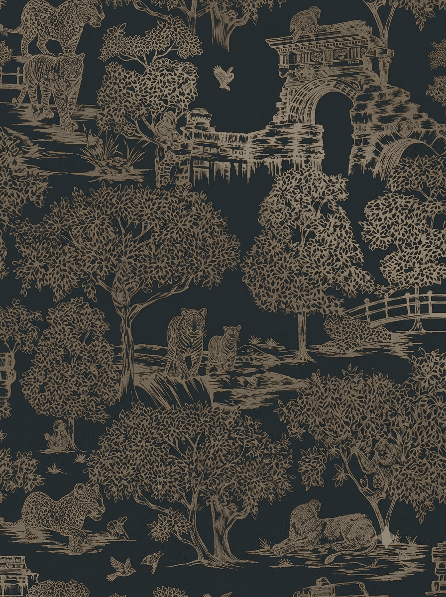 Chitrang Wallpaper Navy