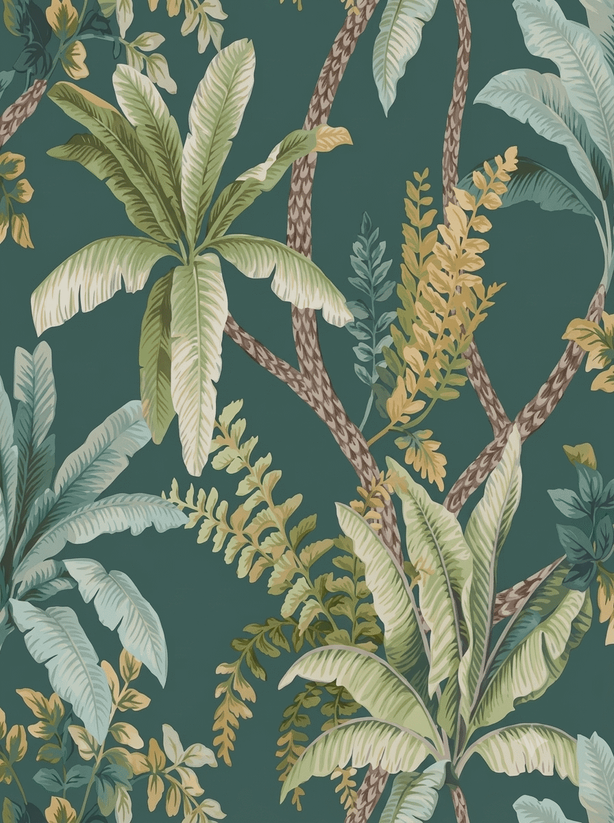 Taruva Wallpaper Teal