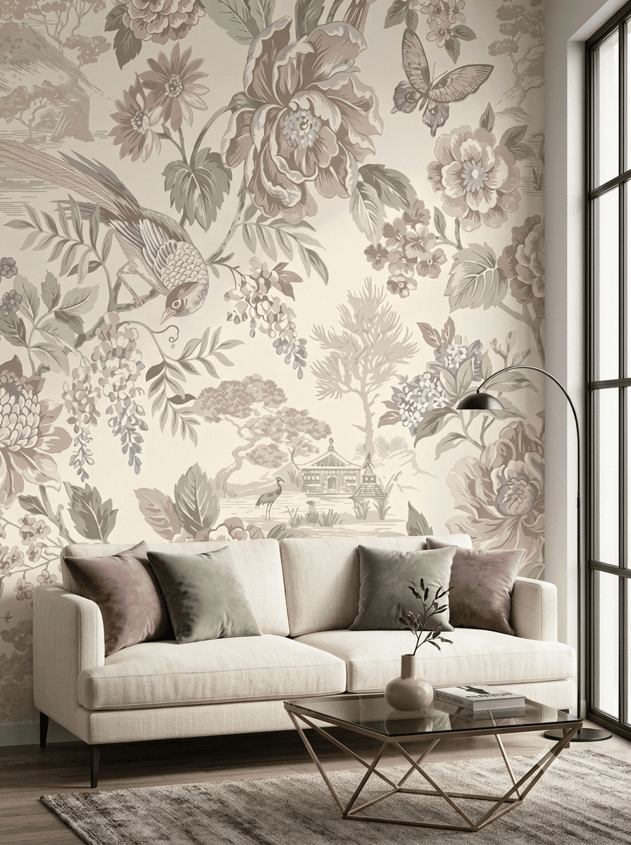 Hanami Wallpaper Cream
