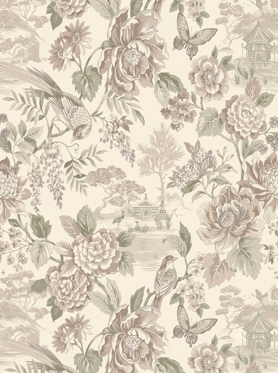 Hanami Wallpaper Cream