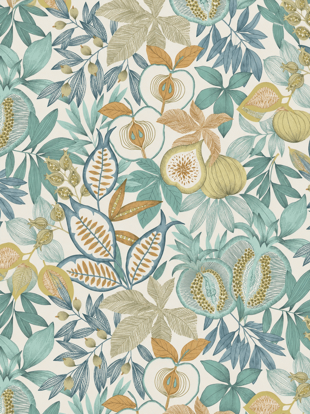 Zarisha Wallpaper Blue