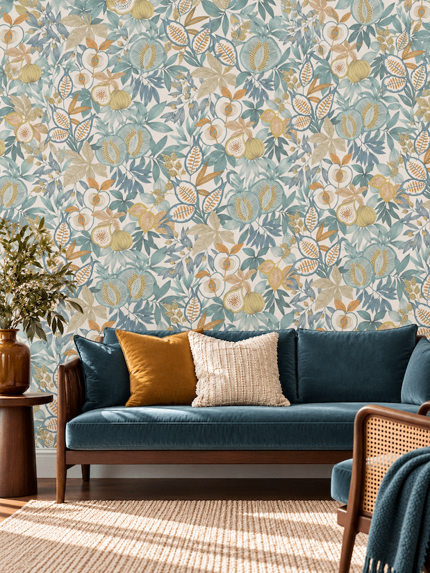 Zarisha Wallpaper Blue