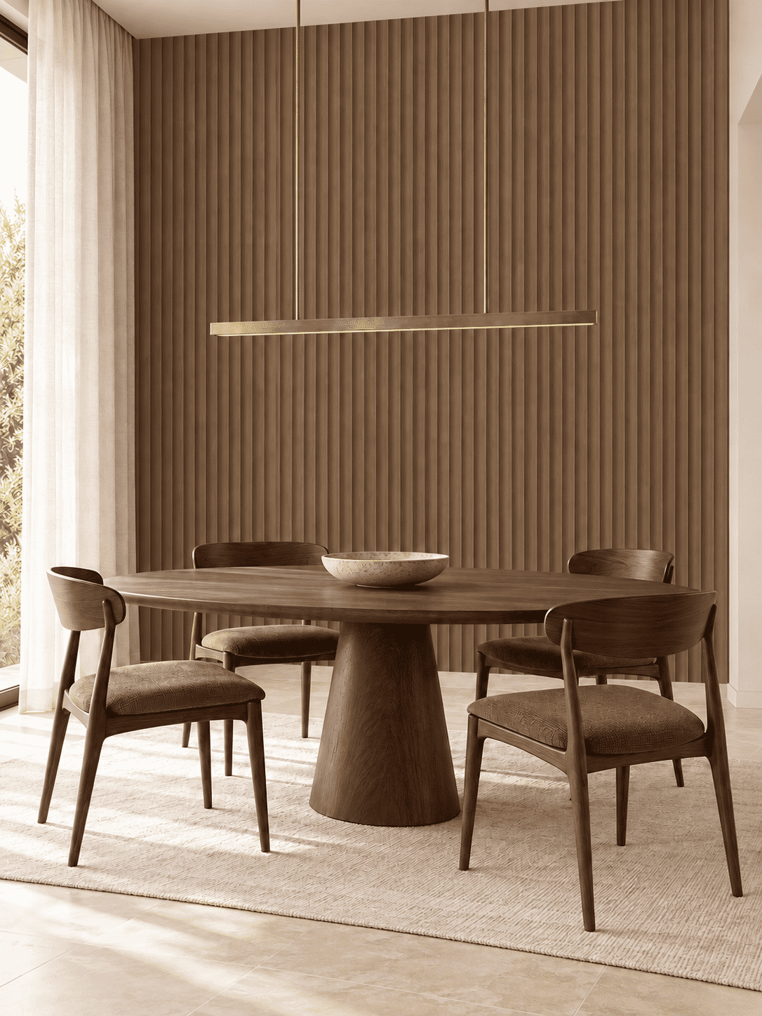 Teakwood Wallpaper Natural