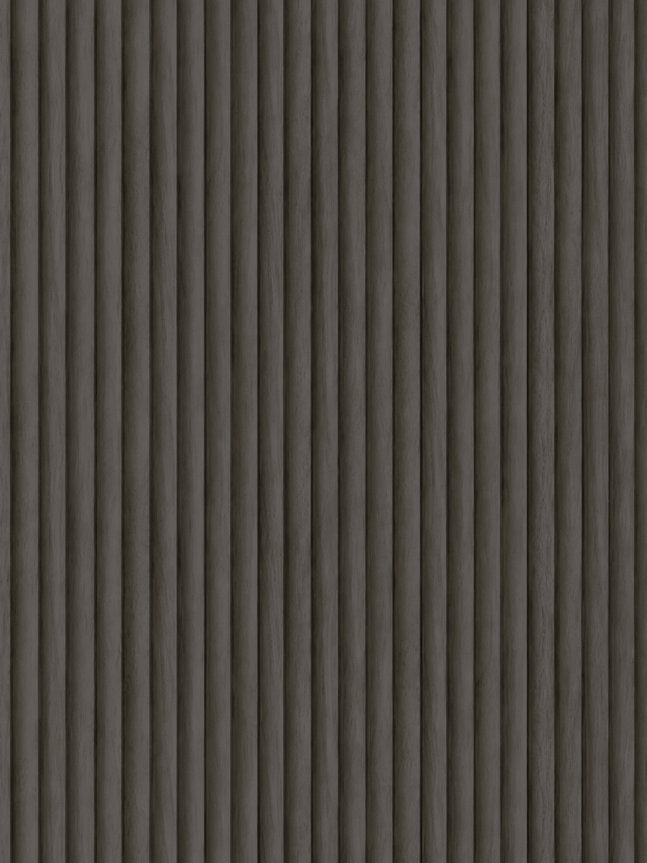 Teakwood Wallpaper Charcoal