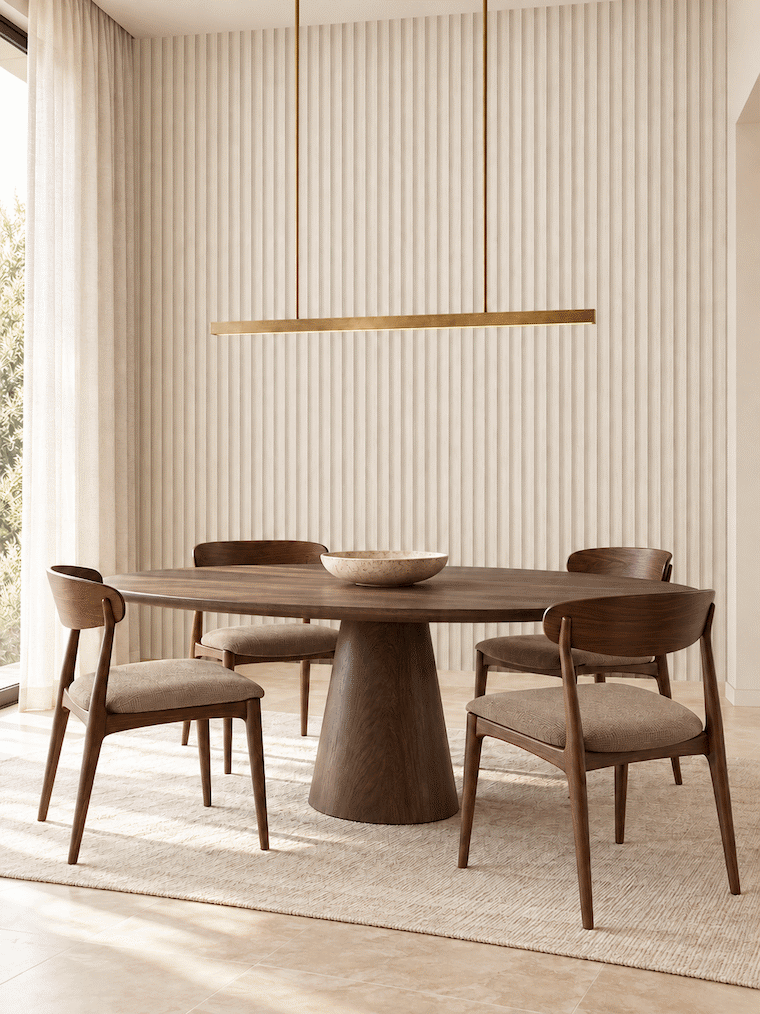 Teakwood Wallpaper Cream