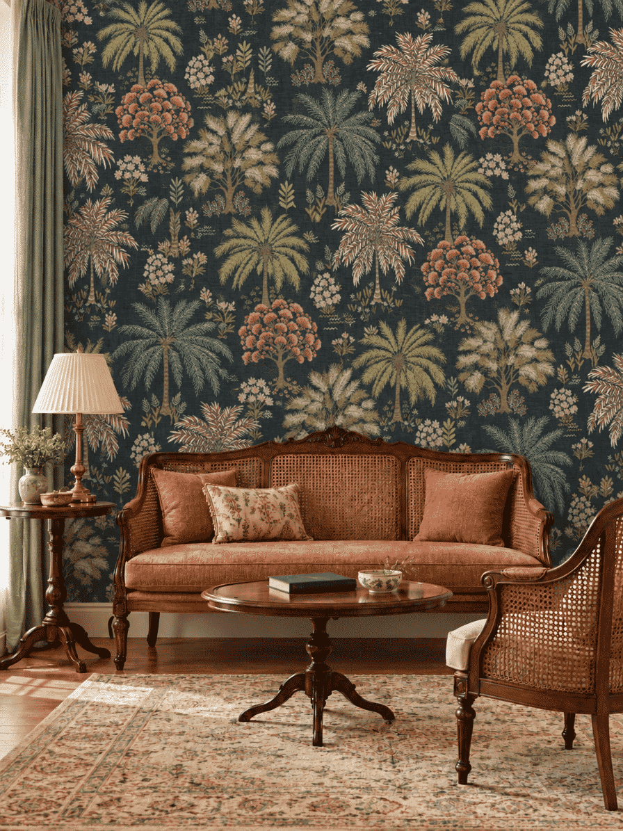 Lumera Wallpaper Navy