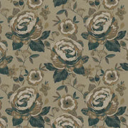 Cerulean Floral Uphlostary Fabric