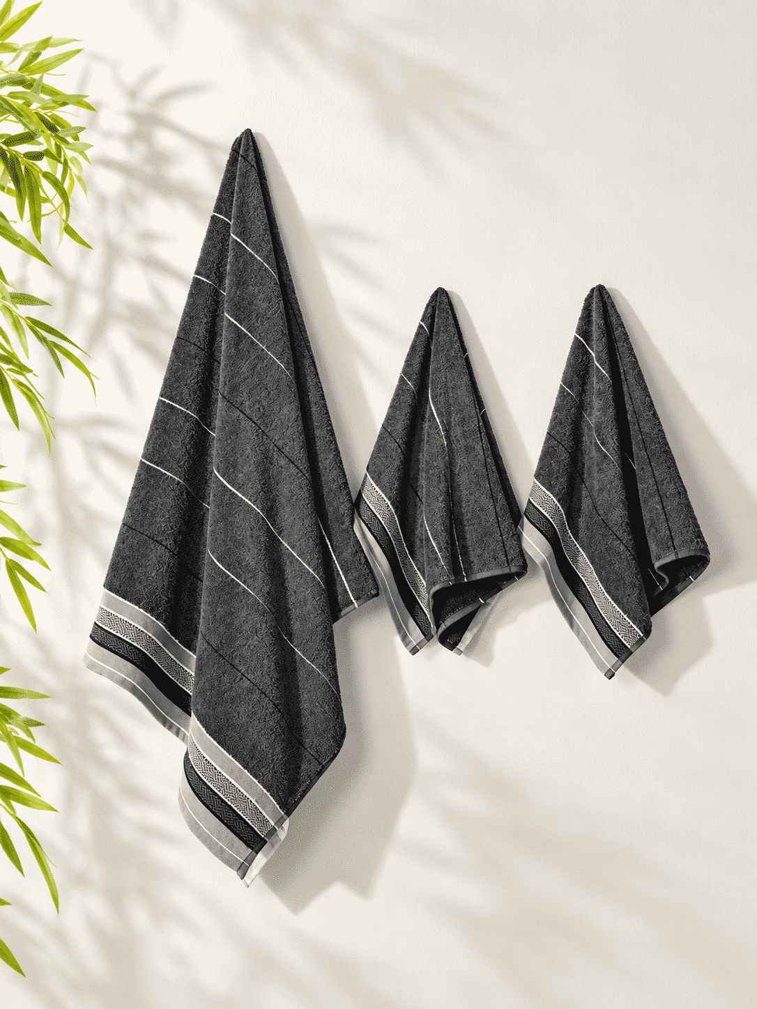 Picasso 3-Piece Towel Set Linear Border