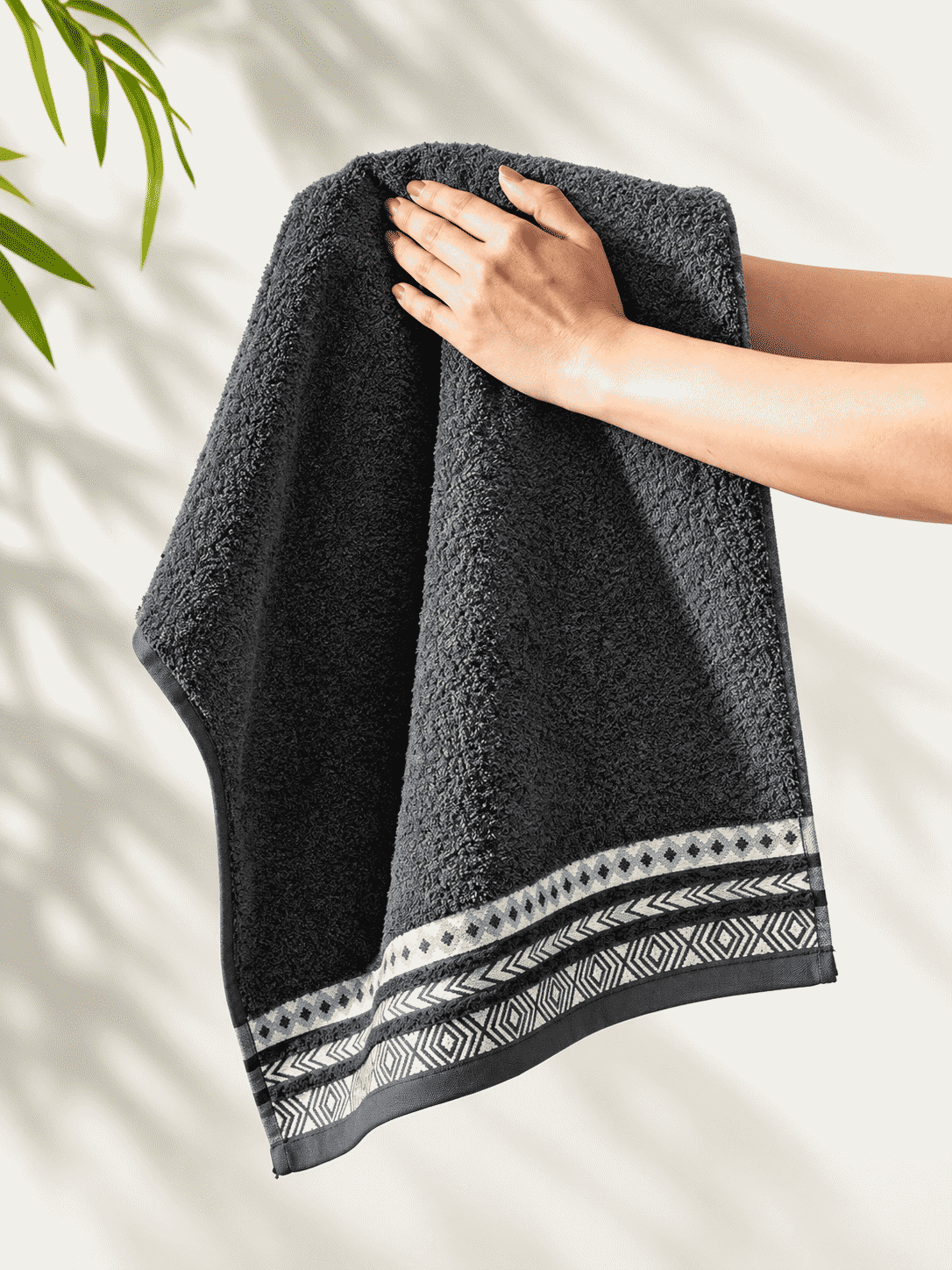 Picasso Hand Towel Tribal Border