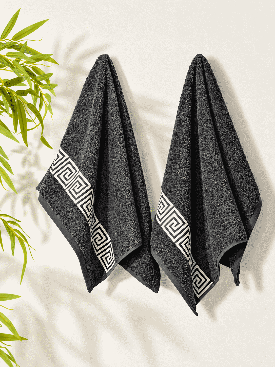 Picasso Hand Towel Greek Key Border