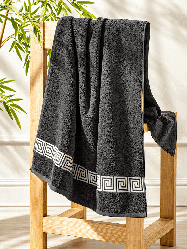 Picasso Bath Towel - Greek Key Border