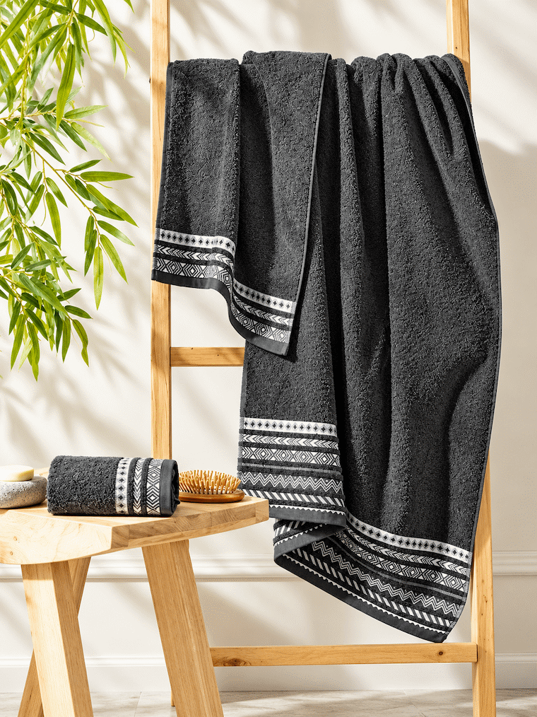 Picasso 3-Piece Towel Set Tribal Border