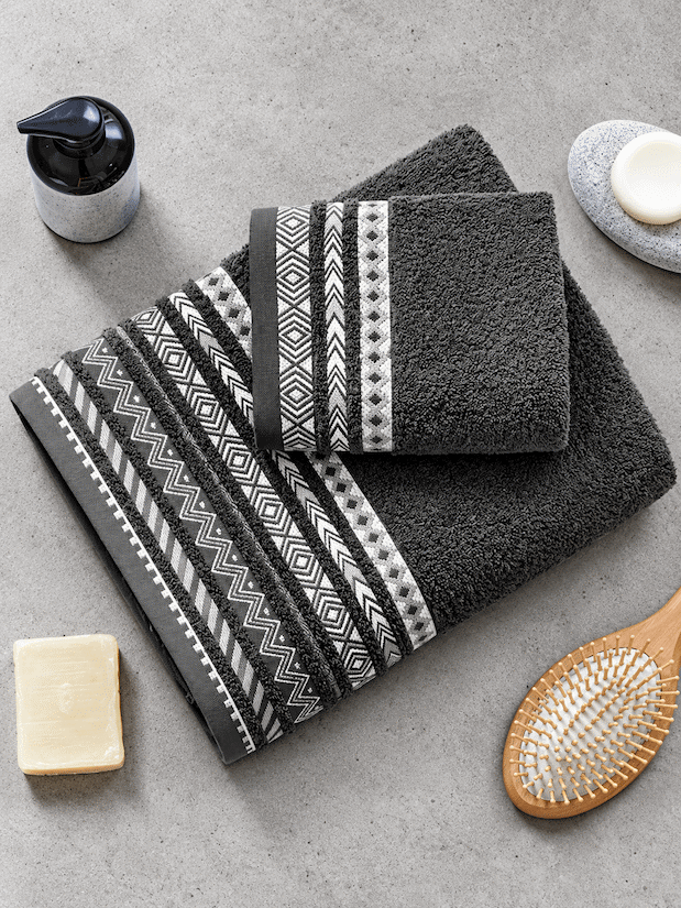 Picasso 3-Piece Towel Set Tribal Border
