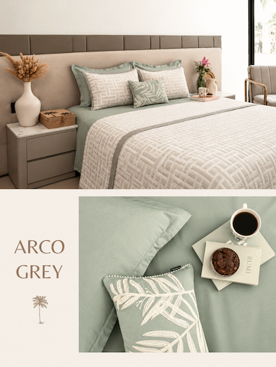 Sadyaska Palm Springs Arco Cotton Bedding Set
