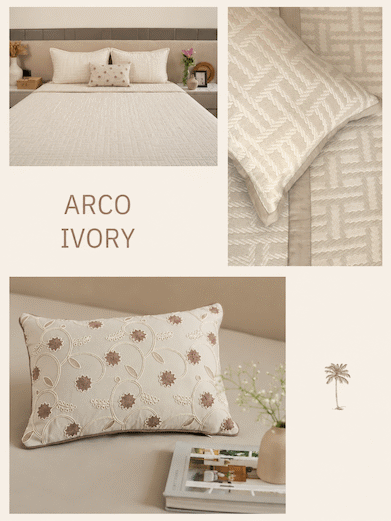 Sadyaska Palm Springs Arco Cotton Bedding Set