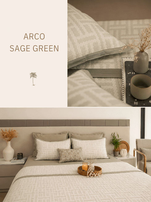 Sadyaska Palm Springs Arco Cotton Bedding Set