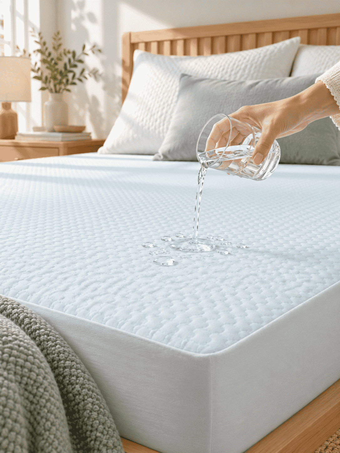 Bamboo Breeze Waterproof Mattress Protector