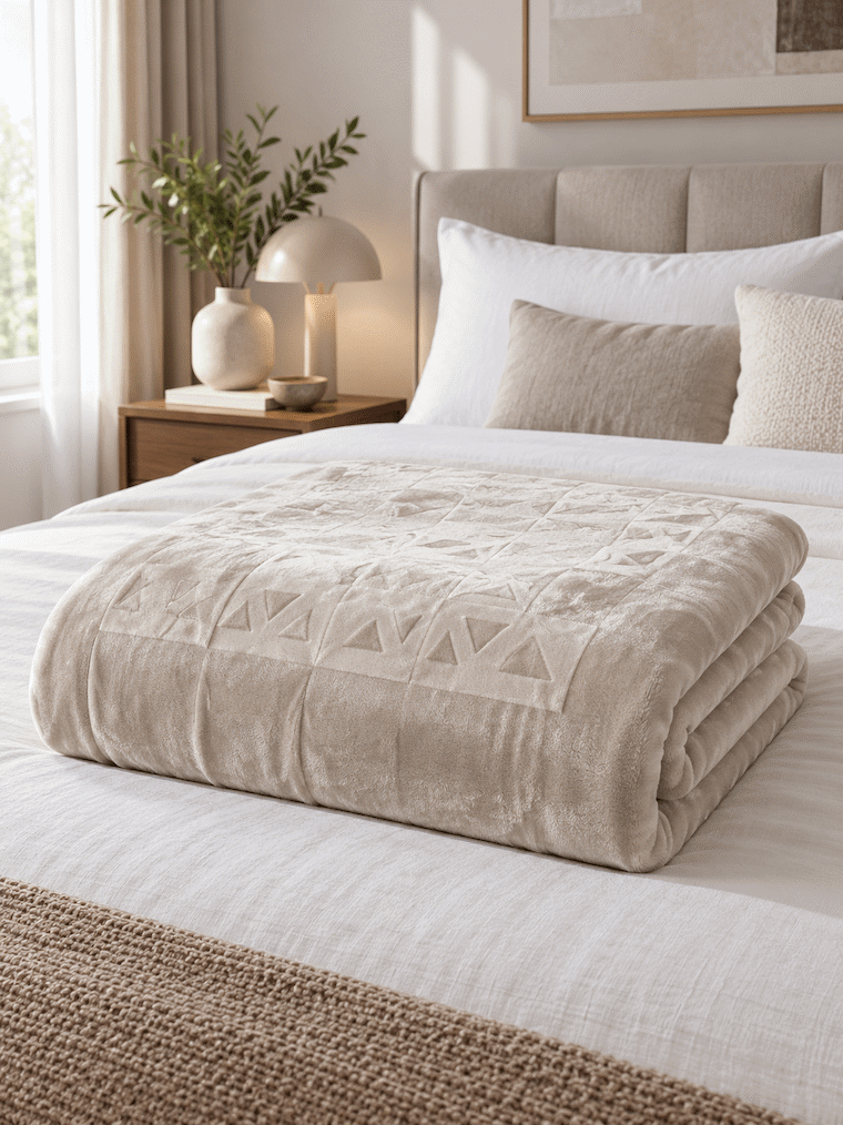 Blush Haven King Size Blanket
