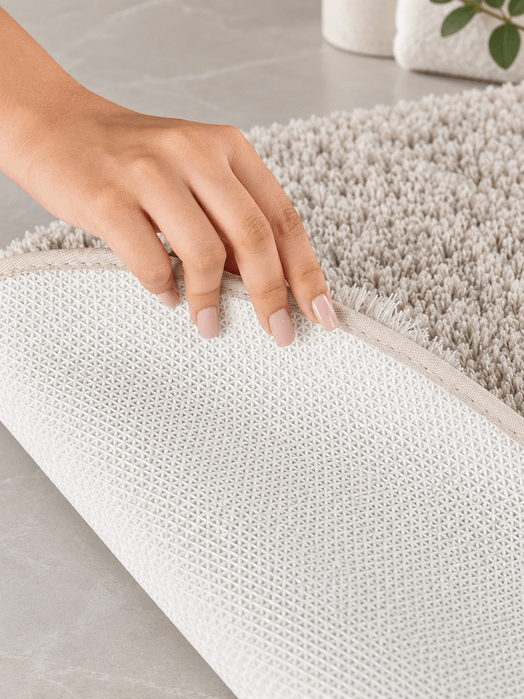 Round Lamb Bathmat