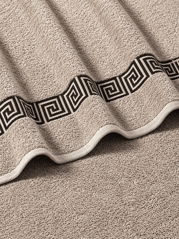 Picasso Bath Towel - Greek Key Border