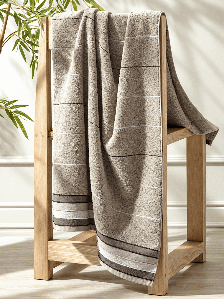 Picasso Bath Towel Linear Border