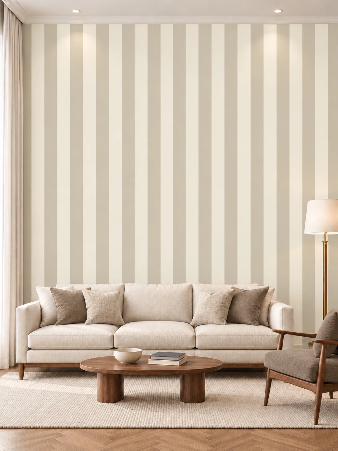 Striavora Tailored Stripe Wallpaper
