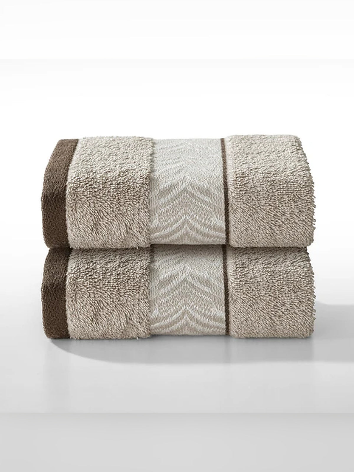 Picasso Hand Towel Herringbone Border