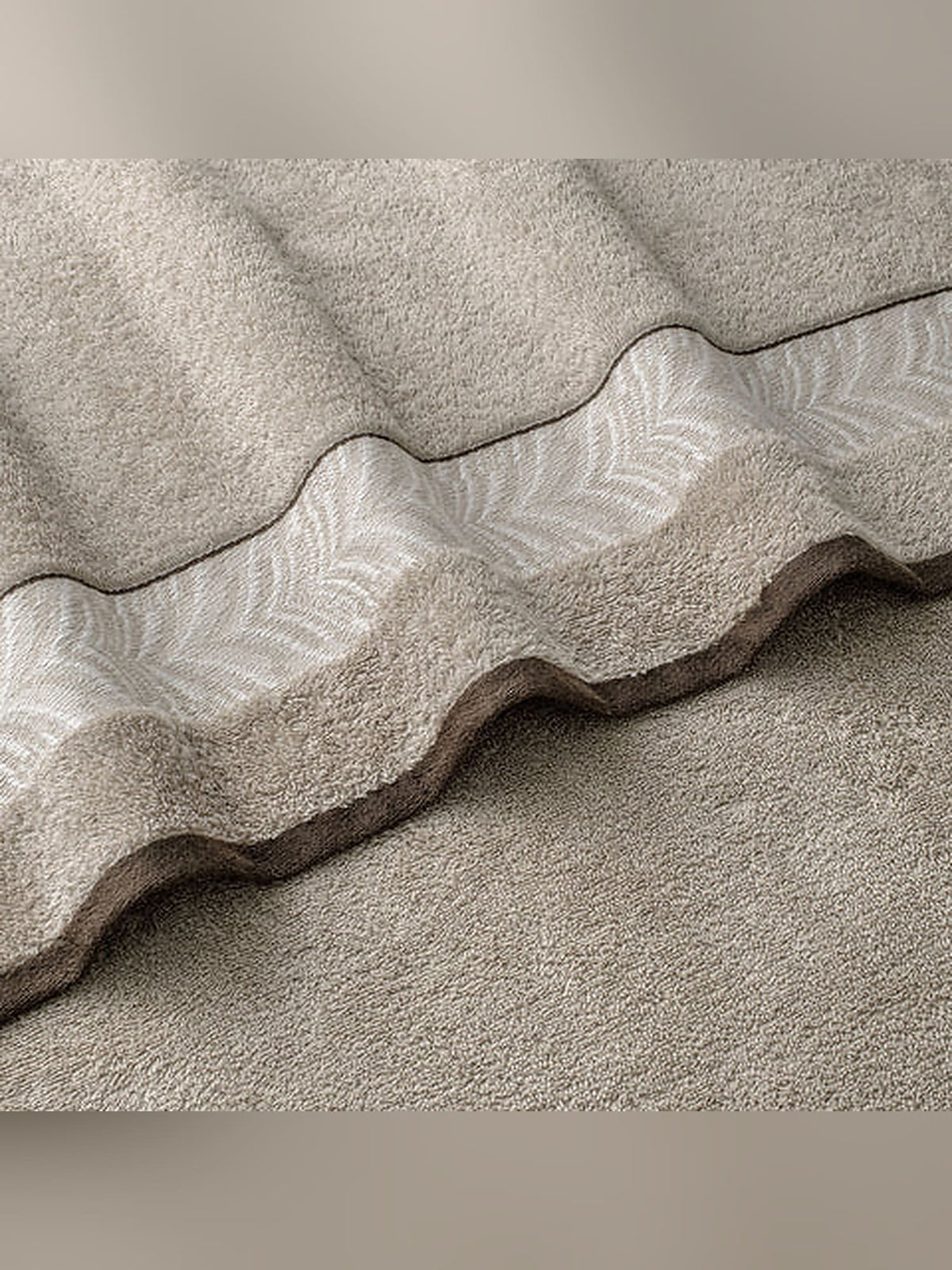 Picasso Hand Towel Herringbone Border