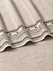 Picasso Bath Towel Tribal Border