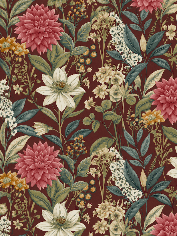 Petaloria Grand Floral Wallpaper