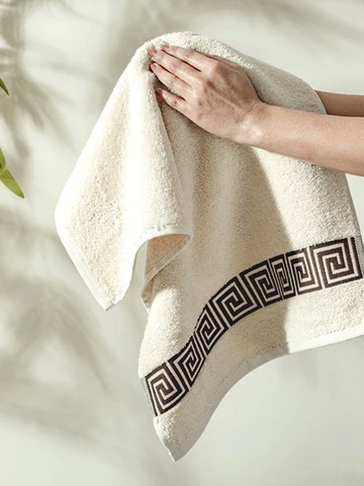 Picasso Hand Towel Greek Key Border