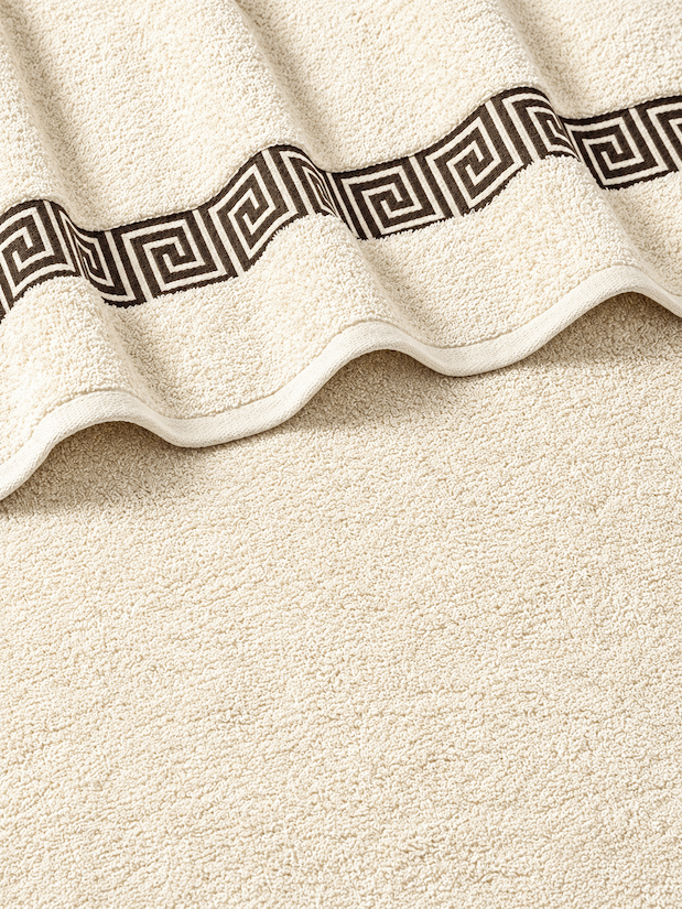Picasso Bath Towel - Greek Key Border
