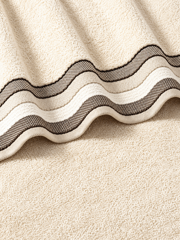 Picasso Hand Towel Linear Border