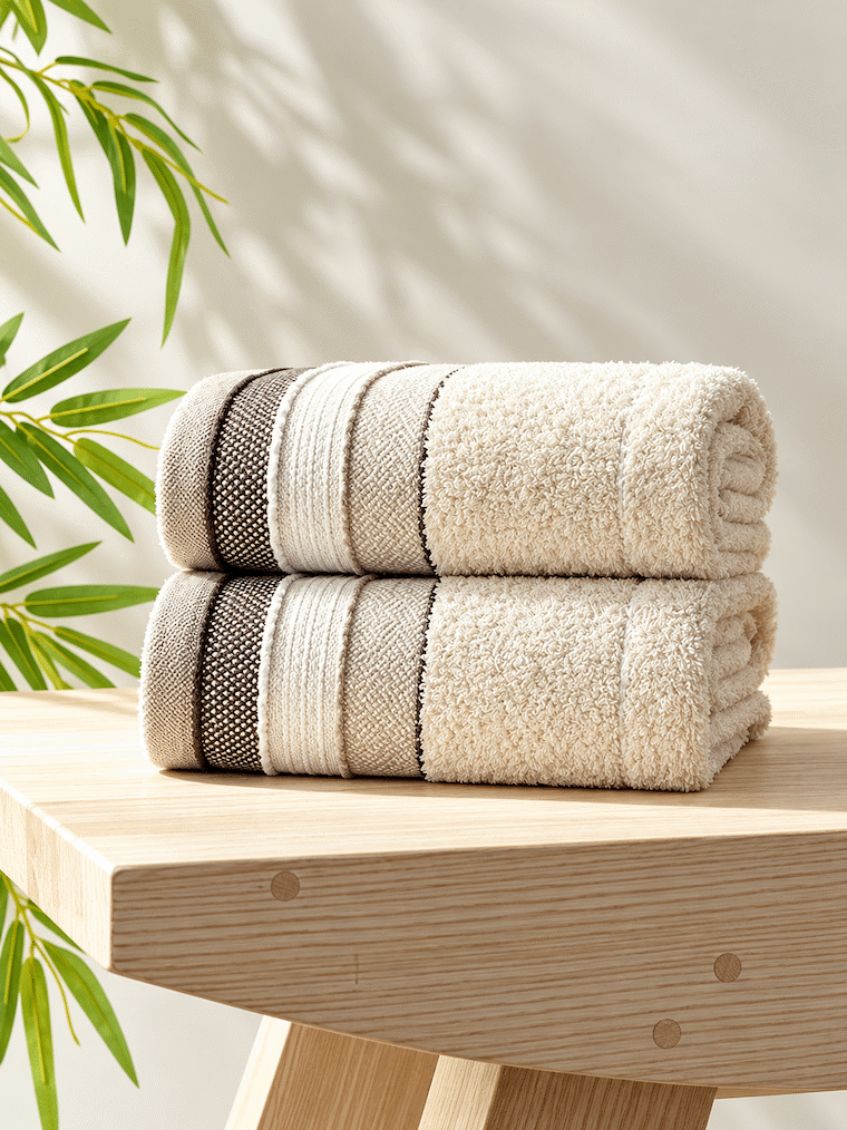 Picasso Hand Towel Linear Border