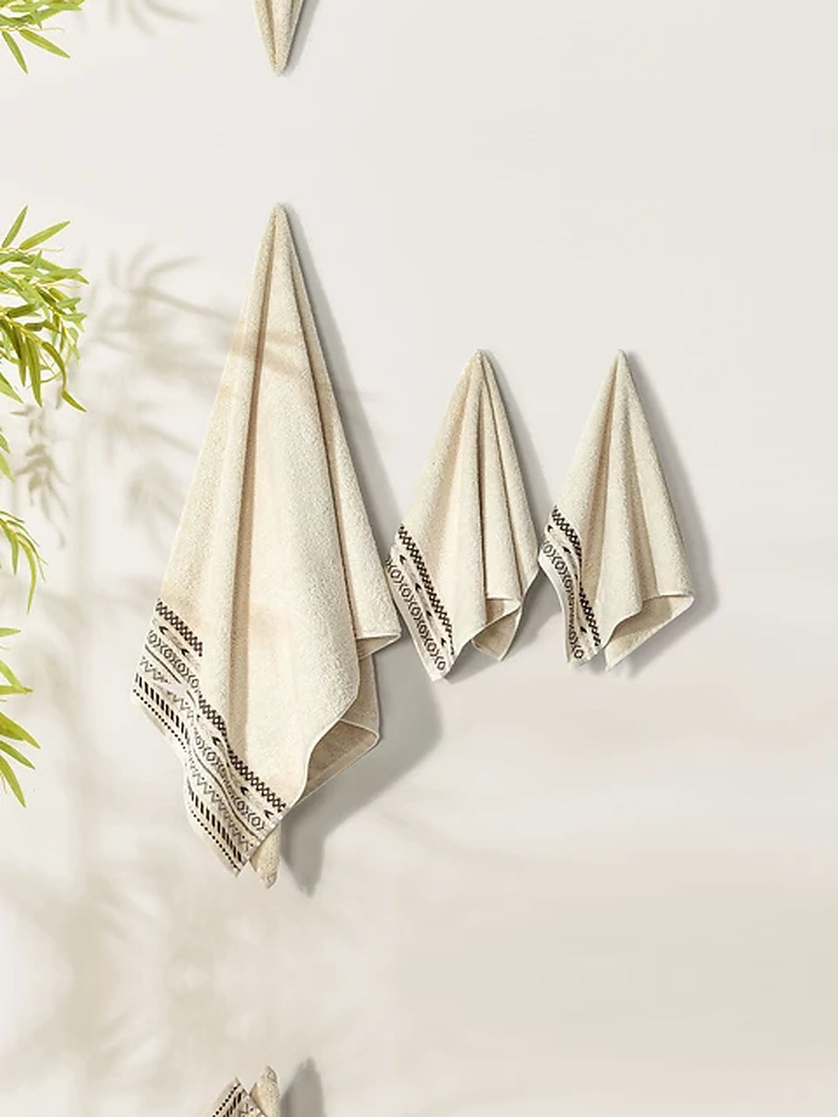 Picasso 3-Piece Towel Set Tribal Border