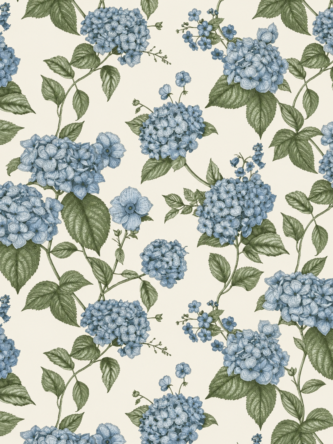 Hydrelia Hydrangea Blossom Wallpaper