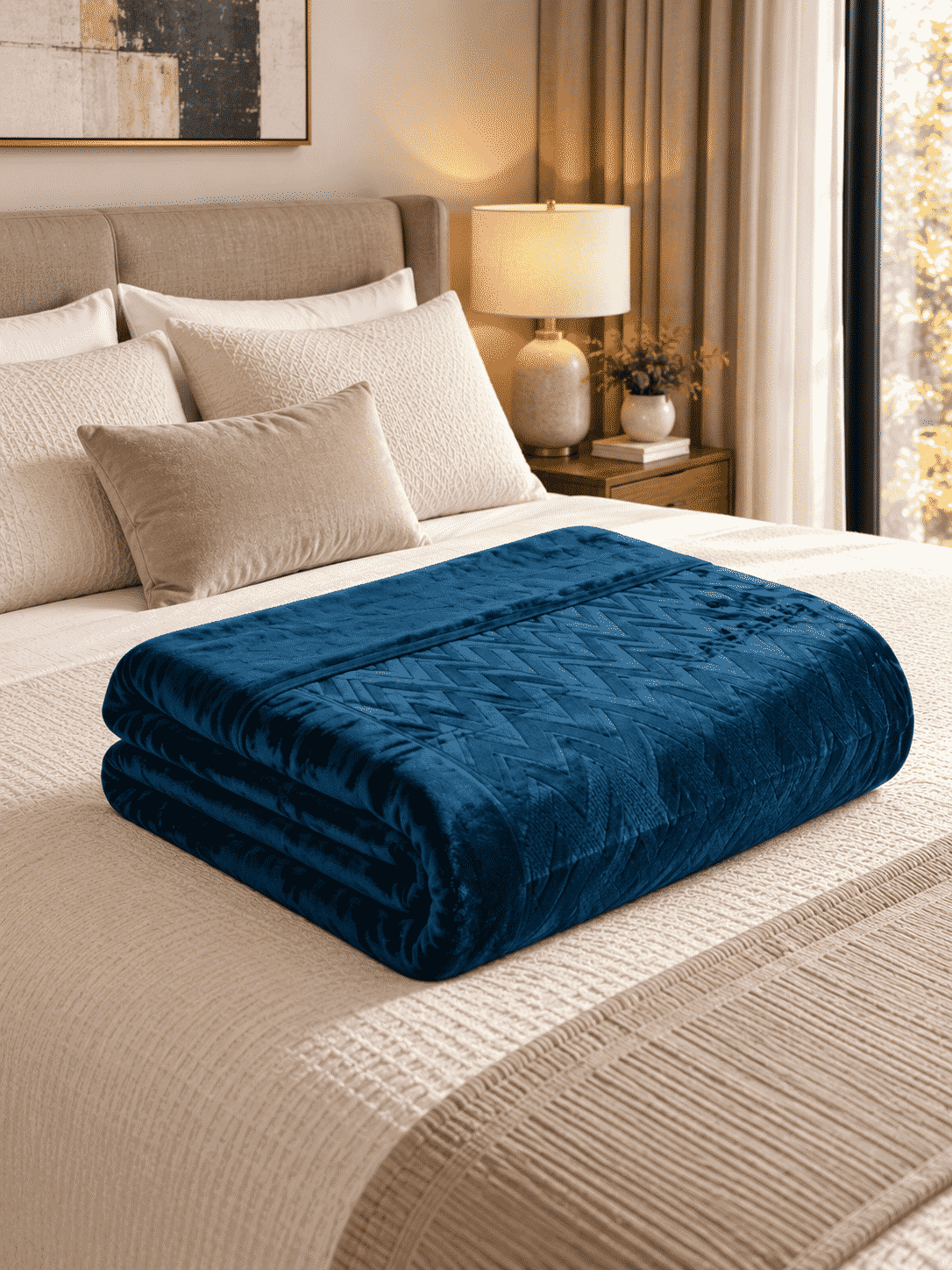 Blush Haven King Size Blanket