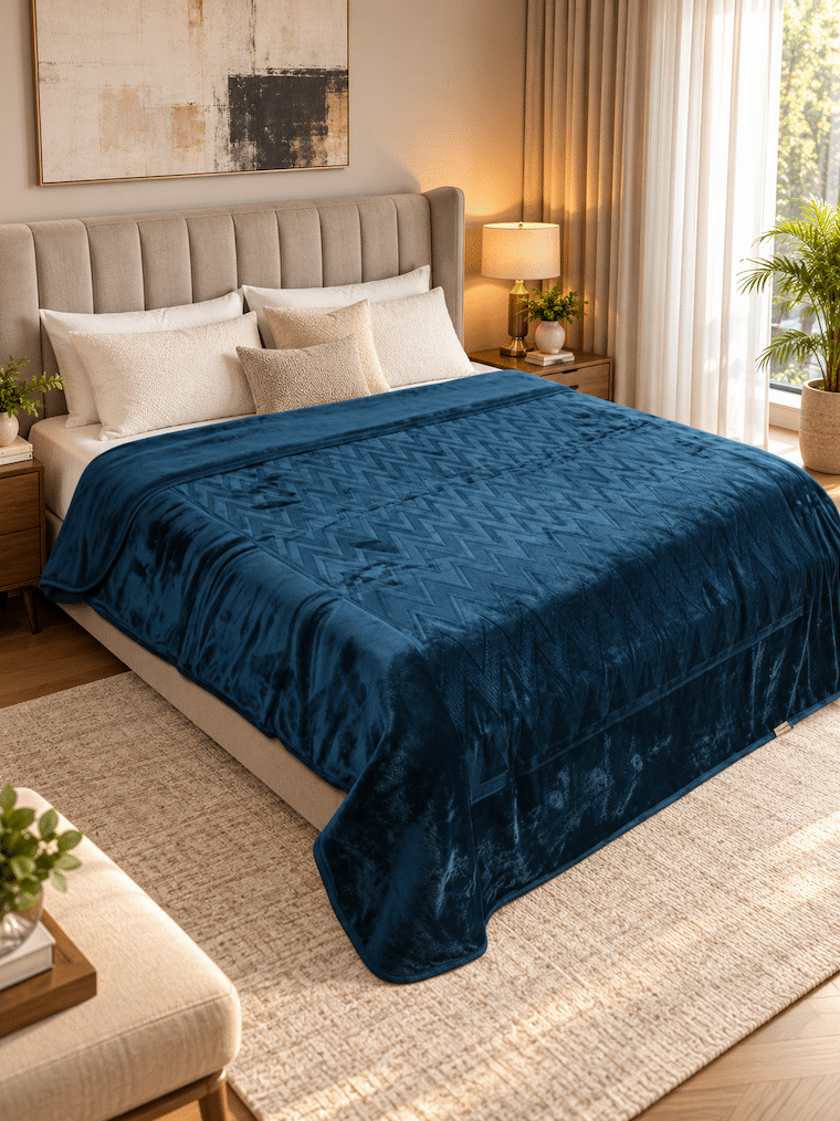 Blush Haven King Size Blanket