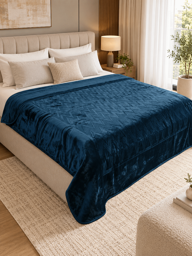 Blush Haven King Size Blanket