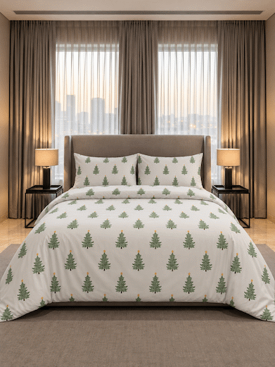 Little Timberland King-Size Cotton Bedsheet for Kids' Room