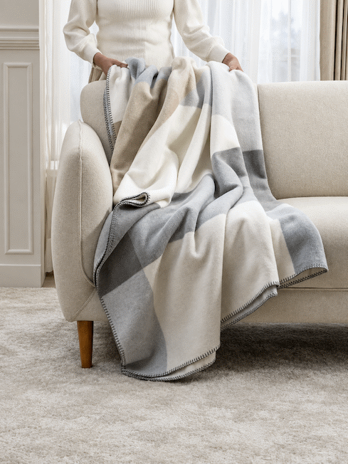Biederlack Plush Home Double bed Blanket – Made in Germany