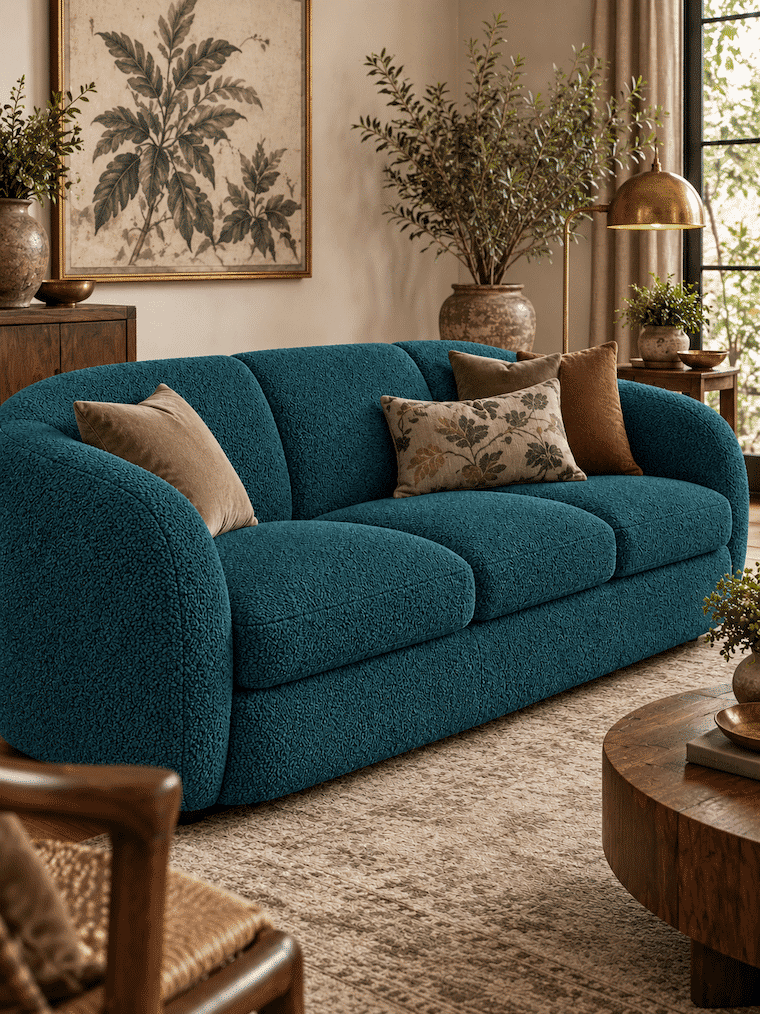 Lukora Two-Tone Textured Upholstery Fabric